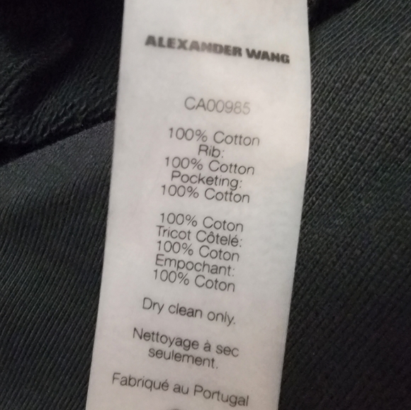 T ALEXANDER WANG French Terry Back Slit Jumpsuit - Picture 6 of 11